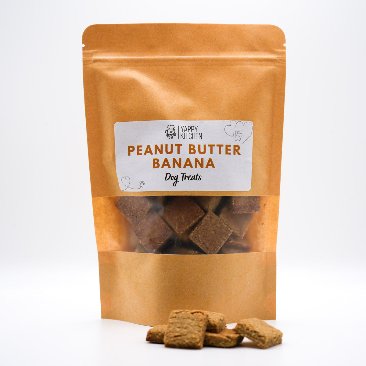 Peanut Butter Banana Dog Treats - Choose Size