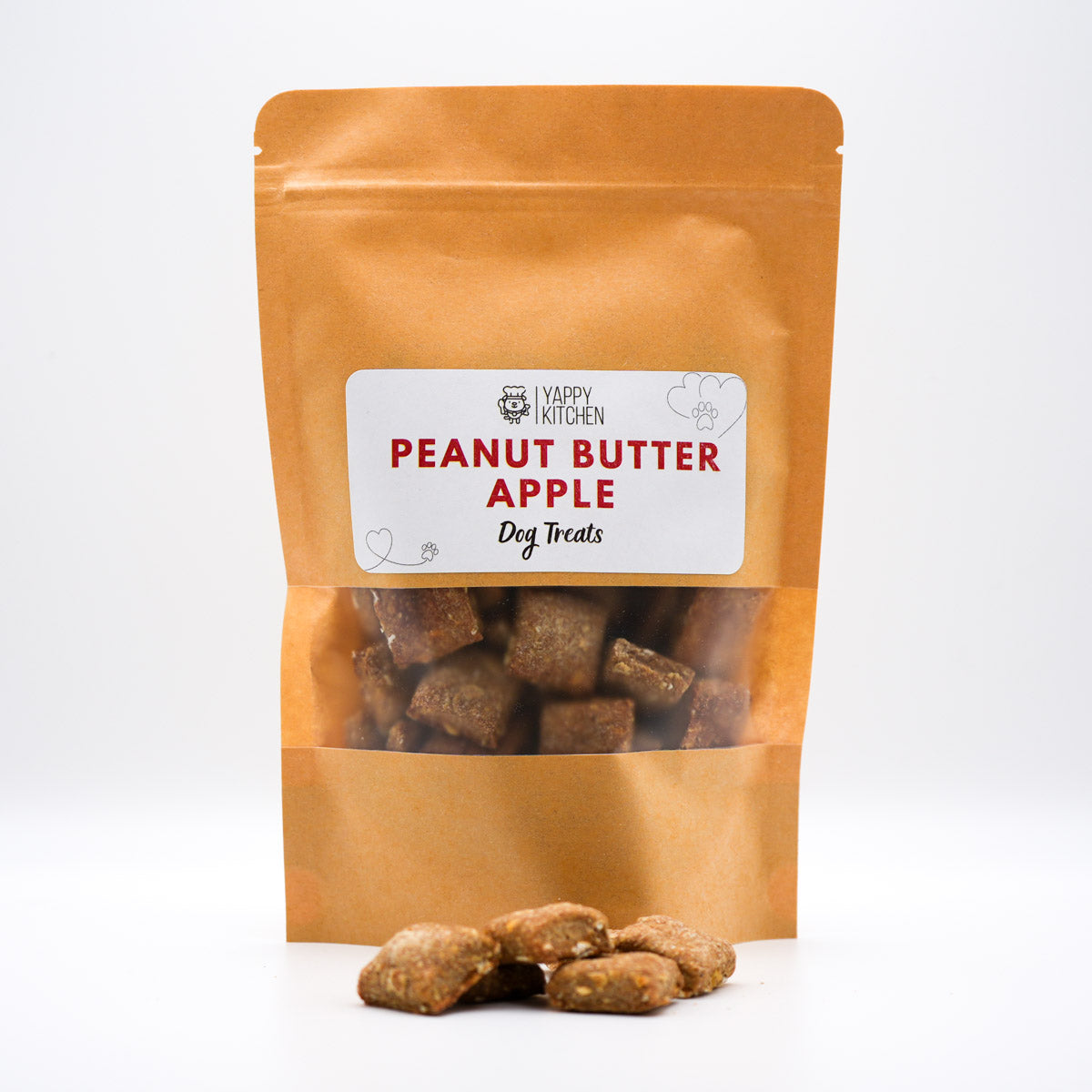 Peanut Butter Apple Dog Treats - Choose Size