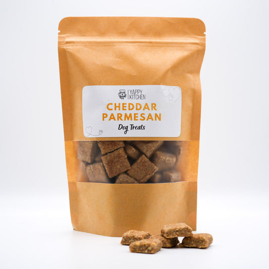 Cheddar Parmesan Dog Treats - Choose Size