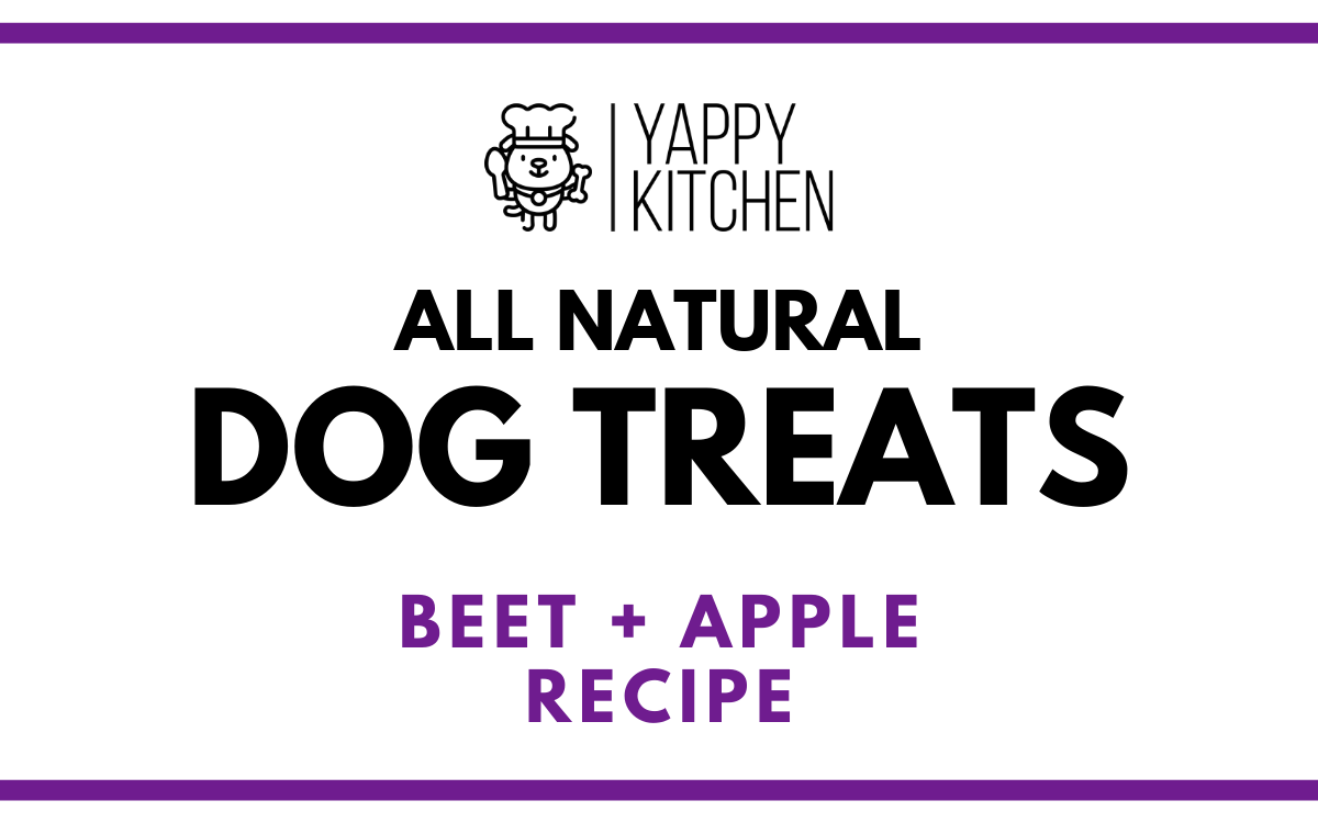Beet + Apple Dog Treats - Choose Size