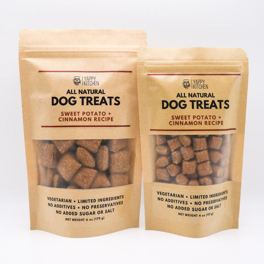 Sweet Potato + Cinnamon Dog Treats - Choose Size