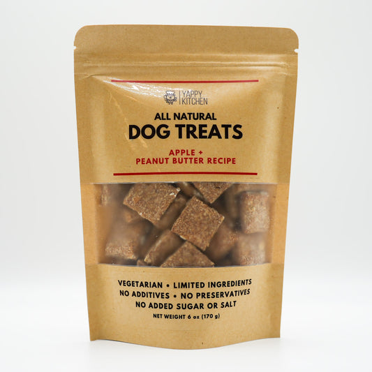 Apple Peanut Butter Dog Treats - Choose Size