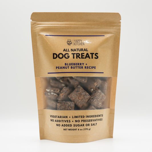 Blueberry Peanut Butter Blueberry Dog Treats - Choose Size