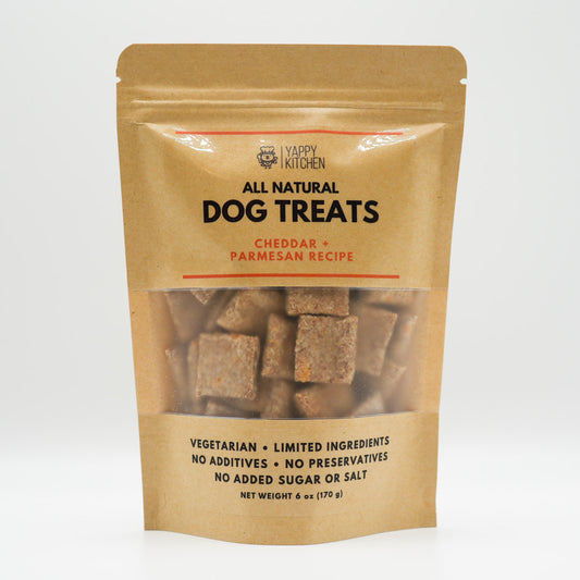Cheddar Parmesan Dog Treats - Choose Size
